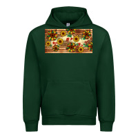 Forest Green juneteenth sunflower's licence plate template Urban Hoodie - Artiststas