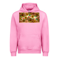 Fuchsia Pink juneteenth sunflower's licence plate template Urban Hoodie - Artiststas