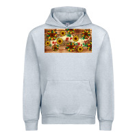 Heather Grey juneteenth sunflower's licence plate template Urban Hoodie - Artiststas