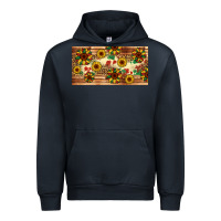 Navy juneteenth sunflower's licence plate template Urban Hoodie - Artiststas