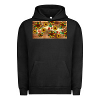 Pigment Black juneteenth sunflower's licence plate template Urban Hoodie - Artiststas