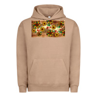 Pigment Burro juneteenth sunflower's licence plate template Urban Hoodie - Artiststas