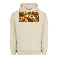 Pigment French Oak juneteenth sunflower's licence plate template Urban Hoodie - Artiststas