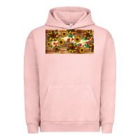 Pigment Salmon juneteenth sunflower's licence plate template Urban Hoodie - Artiststas