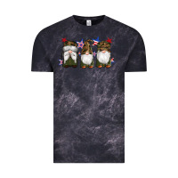 Cloud Black military gnomes star Vintage Tee - Artiststas