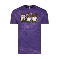 Cloud Purple military gnomes star Vintage Tee - Artiststas