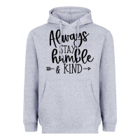 Heather Grey kind Heavyweight Hoodie - Unal Design