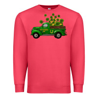 Cardinal st patricks truck shamrock horseshoe gold Premium Sweatshirt - RanaPortraitStore