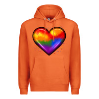 Carrot pride heart Premium Hoodie - JahusDesignShop