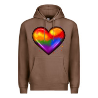 Chestnut pride heart Premium Hoodie - JahusDesignShop