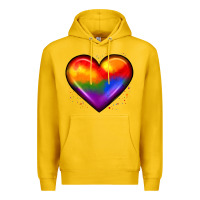 Lemon pride heart Premium Hoodie - JahusDesignShop