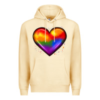 Pina Colada pride heart Premium Hoodie - JahusDesignShop