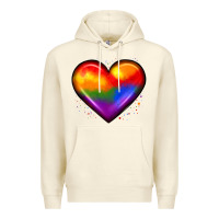 Sandshell pride heart Premium Hoodie - JahusDesignShop