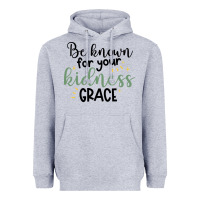 Heather Grey kidness Heavyweight Hoodie - Unal Design