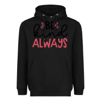 Black kind Heavyweight Hoodie - Unal Design