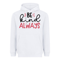 White kind Heavyweight Hoodie - Unal Design