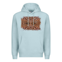 Blue Mist Old Western Leopard Frame Premium Hoodie - Bettercallsaul