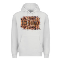 Dove Grey Old Western Leopard Frame Premium Hoodie - Bettercallsaul