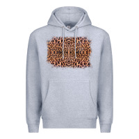 Heather Grey Old Western Leopard Frame Premium Hoodie - Bettercallsaul