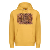 Mustard Old Western Leopard Frame Premium Hoodie - Bettercallsaul