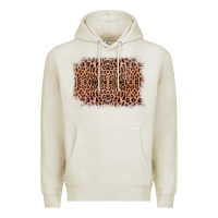 Oatmeal Heather Old Western Leopard Frame Premium Hoodie - Bettercallsaul