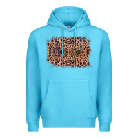 Ocean Blue Old Western Leopard Frame Premium Hoodie - Bettercallsaul