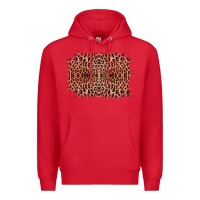 Red Old Western Leopard Frame Premium Hoodie - Bettercallsaul