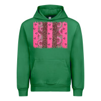 Emerald ribbon brush stoke Urban Hoodie - JahusDesignShop
