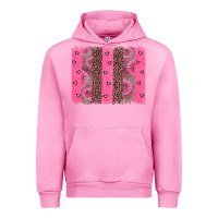 Fuchsia Pink ribbon brush stoke Urban Hoodie - JahusDesignShop