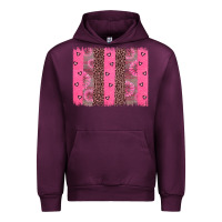 Mauve Wine ribbon brush stoke Urban Hoodie - JahusDesignShop