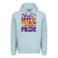 Blue Mist don't hide your pride Premium Hoodie - JahusDesignShop