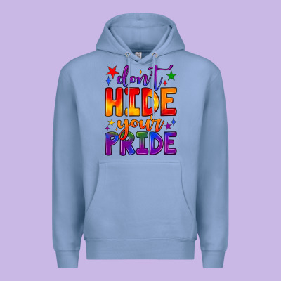 Don't Hide Your Pride Premium Hoodie Designed By Jahusdesignshop