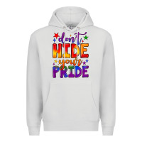 Dove Grey don't hide your pride Premium Hoodie - JahusDesignShop
