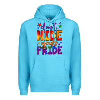 Ocean Blue don't hide your pride Premium Hoodie - JahusDesignShop