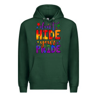 Sports Green don't hide your pride Premium Hoodie - JahusDesignShop