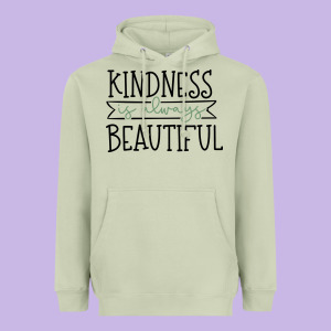 Kindness Heavyweight Hoodie Designed By Unal Design