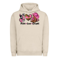 Pigment French Oak peace love  cowgirl Urban Hoodie - AdoDesignShop