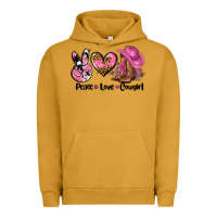 Pigment Peanut Butter peace love  cowgirl Urban Hoodie - AdoDesignShop