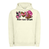 Pigment Pistachio peace love  cowgirl Urban Hoodie - AdoDesignShop