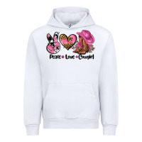 White peace love  cowgirl Urban Hoodie - AdoDesignShop