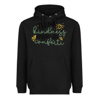 Black kindness Heavyweight Hoodie - Unal Design