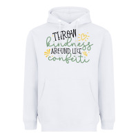 White kindness Heavyweight Hoodie - Unal Design