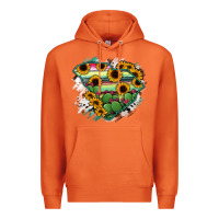 Carrot South Carolina State Map Premium Hoodie - RanaPortraitStore