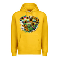 Lemon South Carolina State Map Premium Hoodie - RanaPortraitStore