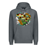 Rock South Carolina State Map Premium Hoodie - RanaPortraitStore