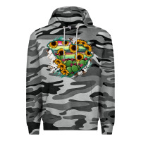 Slate Camo South Carolina State Map Premium Hoodie - RanaPortraitStore