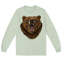 Matcha bear head Long Sleeve Tee - BarkalooDesign