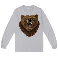 Moon Dust bear head Long Sleeve Tee - BarkalooDesign