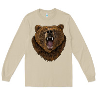 Mushroom bear head Long Sleeve Tee - BarkalooDesign