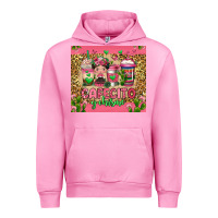Fuchsia Pink cafecito y chisme coffee cups Urban Hoodie - Jasminsmagicworld